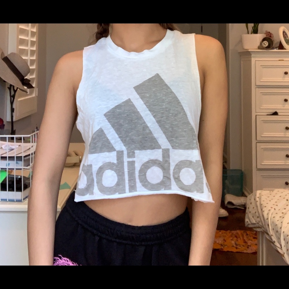 Adidas cropped tank